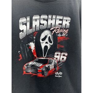 Men’s Ghost Face SLASHER RACING T-Shirt Size 2XL from SCREAM Horror Merch